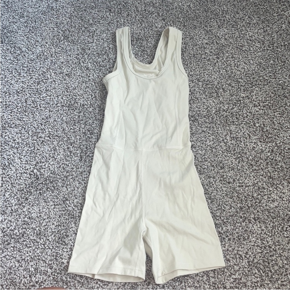 SET Active Cream Jumpsuit